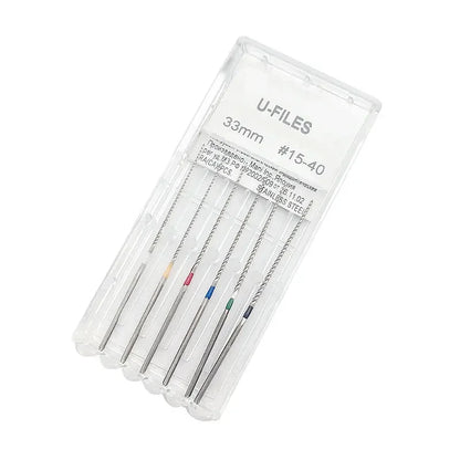 U Root Canal Files Stainless 33 mm