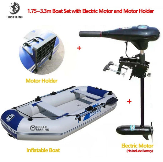 Fishing Inflatable Boat + Electric Motor (5 max)