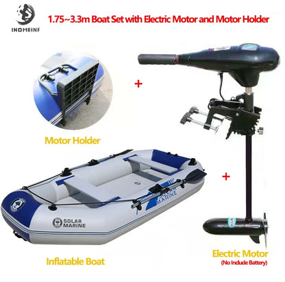 Fishing Inflatable Boat with Electric Motor Set (1 to 5 Persons)