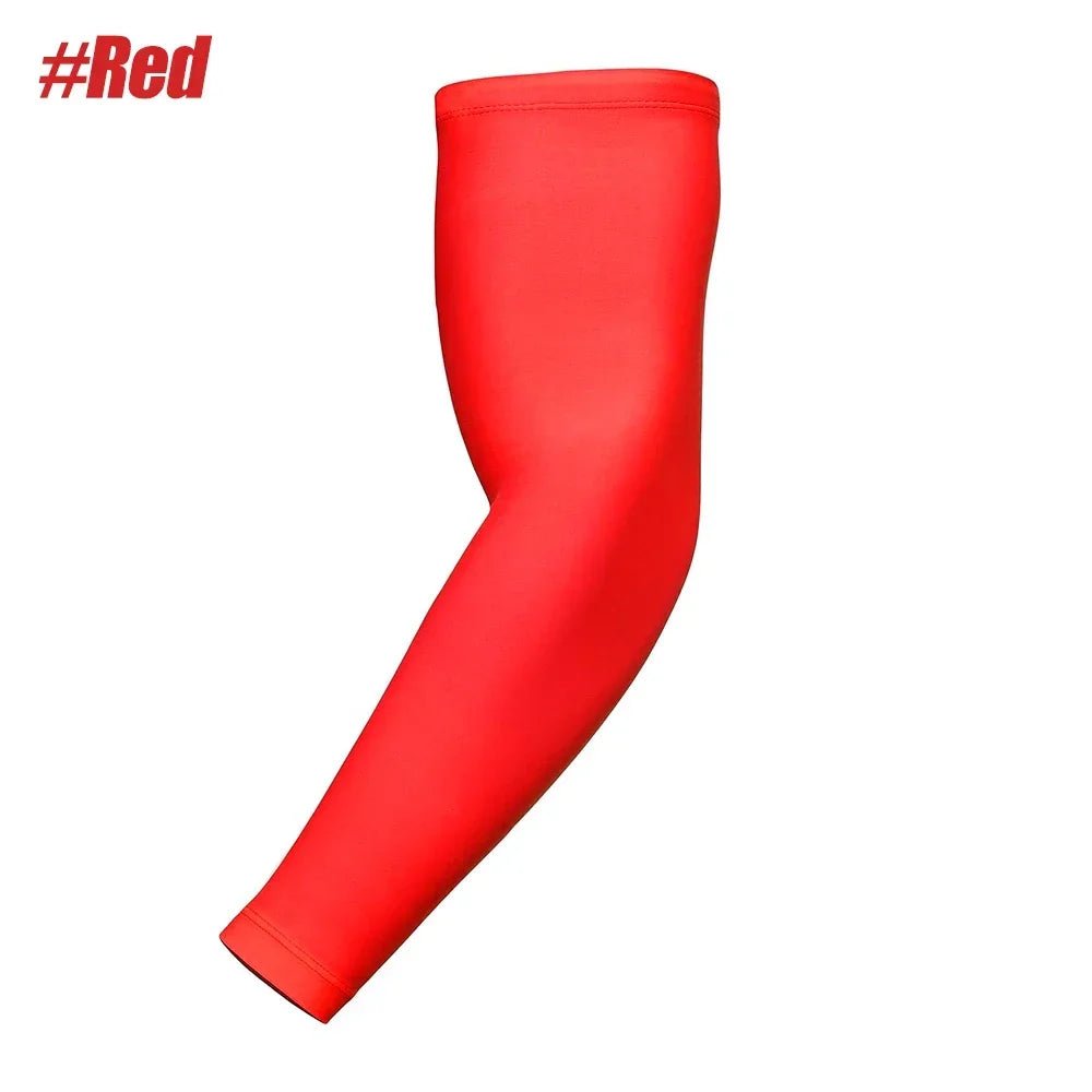 Gym Fitness Accessories Unisex Compression Arm Sleeve Red Colour