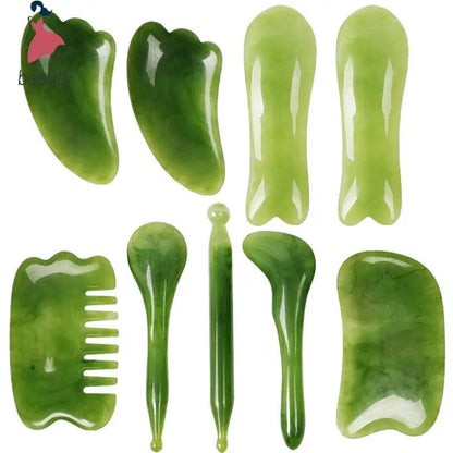 Natural Jade Stone Geisha Massage Tool