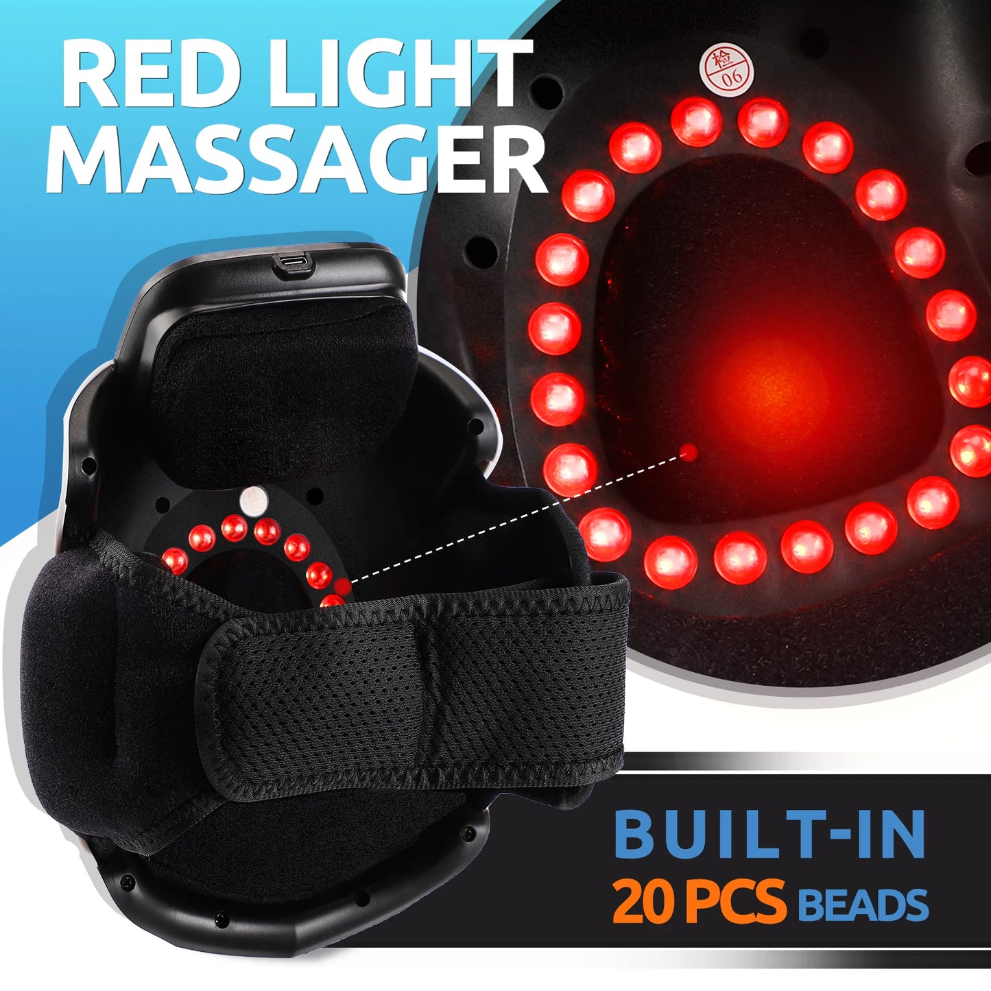 Electric Air Pressure Knee Massager + Infrared Heating