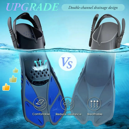 Professional Adjustable Foot Scuba Diving Palms Fins