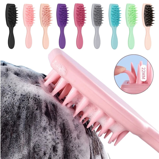 Silicone Shampoo Brush Scalp Massage