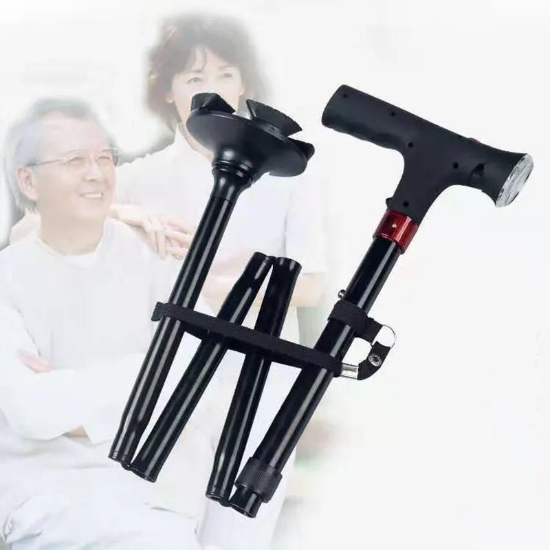 Health care products Strong Telescopic Folding Elder Cane