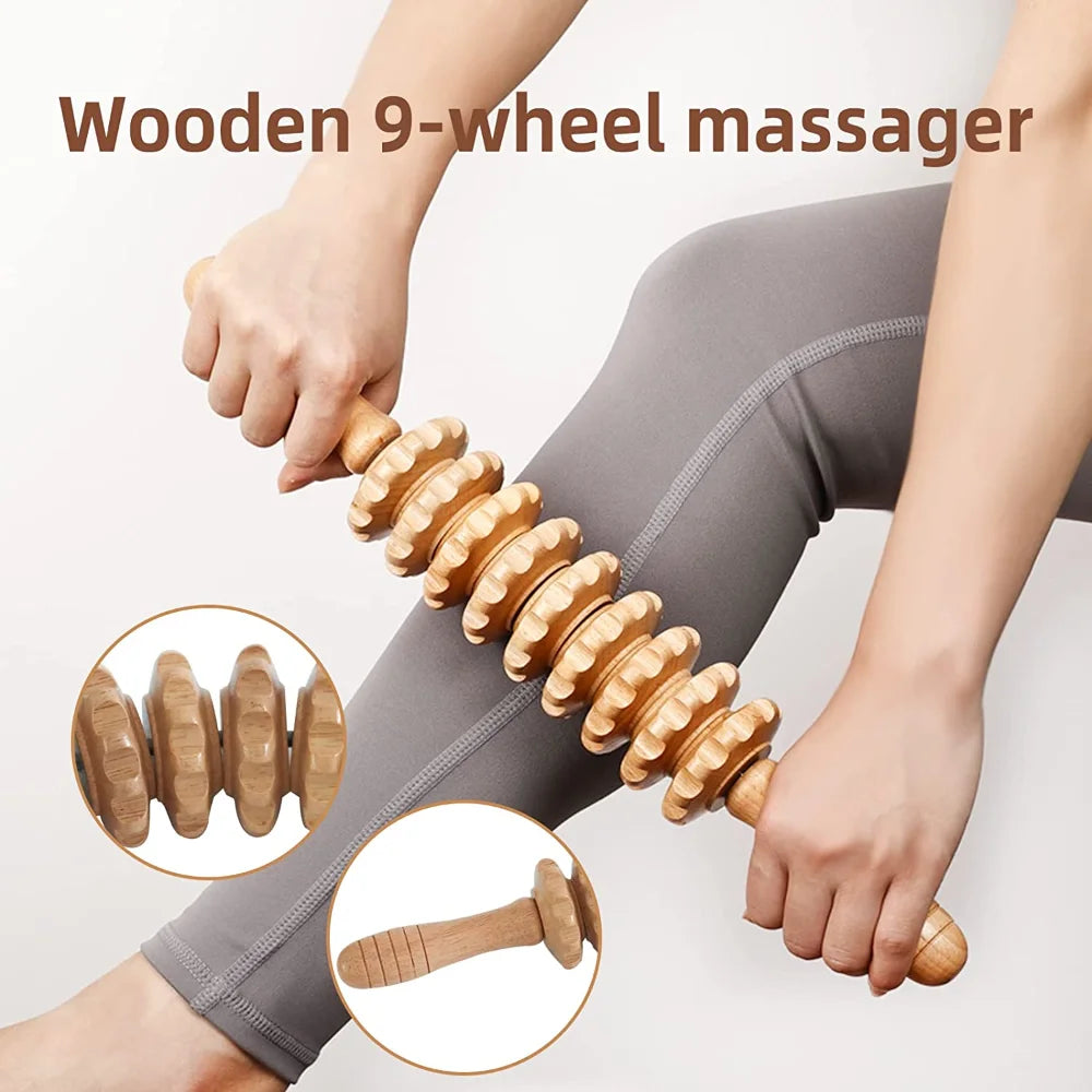 Geisha Natural Wooden Massagers