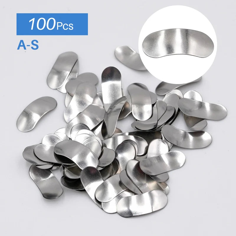 Dental Matrices Sectional Contoured Stainless Steel (100 pieces/bag)