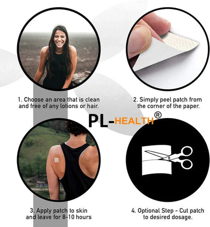 Personal Health Care Maca Root Dermal Patch Peru (Black, Red, Yellow)