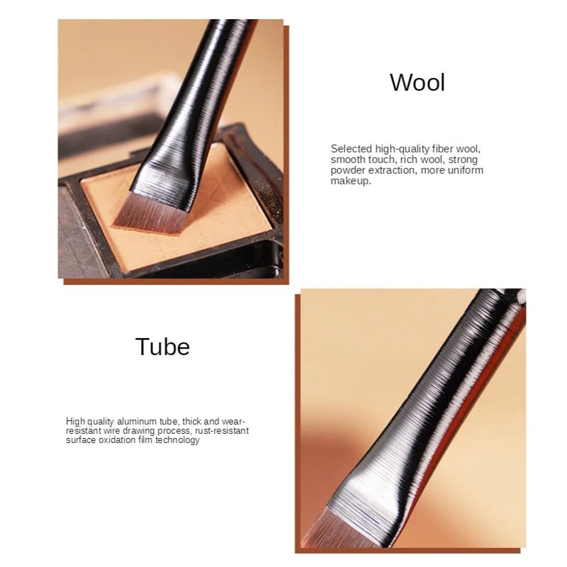 Wellness Professional Super Thin Brow Contour Eyebrow Eyeliner Brush  (5/10/20/50 Pieces)