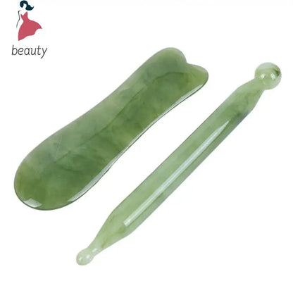 Natural Jade Stone Geisha Massage Tool