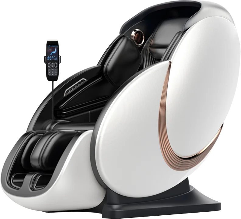 Massage Chair Recliner, Zero Gravity With Full Body Air Pressure - Black