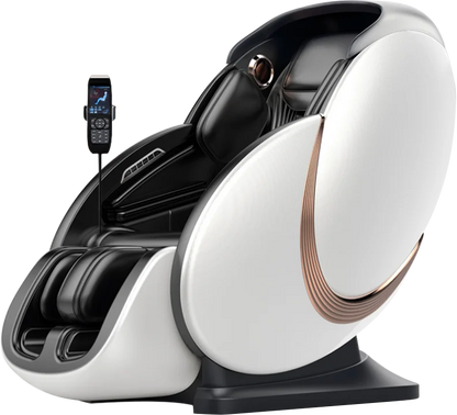 Massage Chair Recliner, Zero Gravity With Full Body Air Pressure - Black