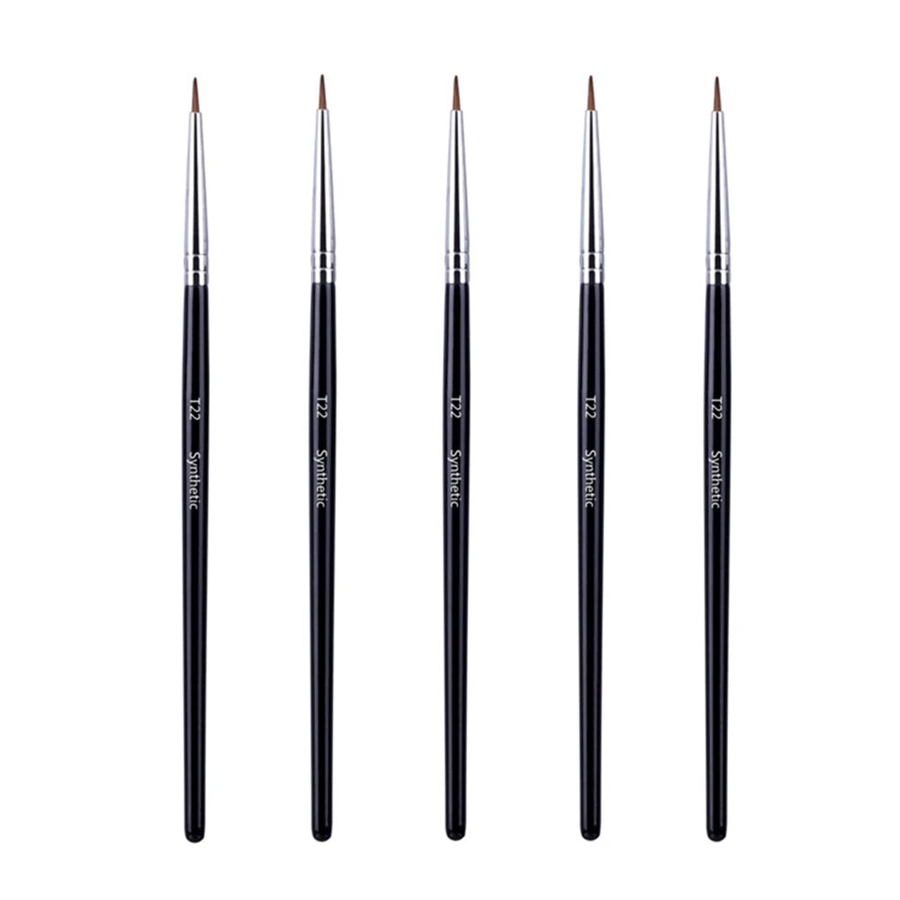 Wellness Professional Super Thin Brow Contour Eyebrow Eyeliner Brush  (5/10/20/50 Pieces)
