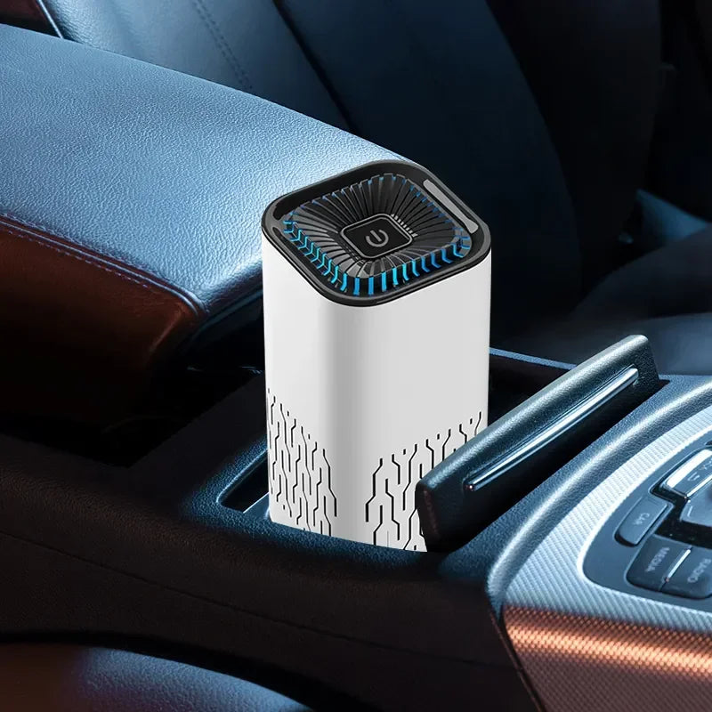 Portable Air Purifier HEPA Filter Negative Ion (Home, Car, Travel, Bedroom)