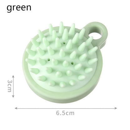 Massage Therapy Scalp Hair Massager Silicone White Colour
