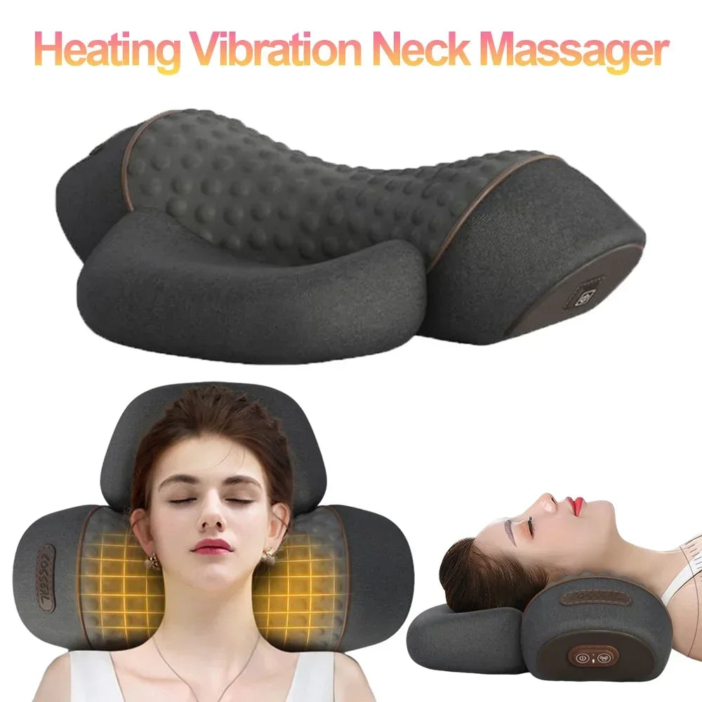 Electric Massager Cervical Pillow Vibration Massage