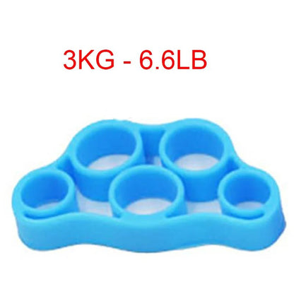 Fitness Silicone Hand Fingers Expander Sky Blue Colour