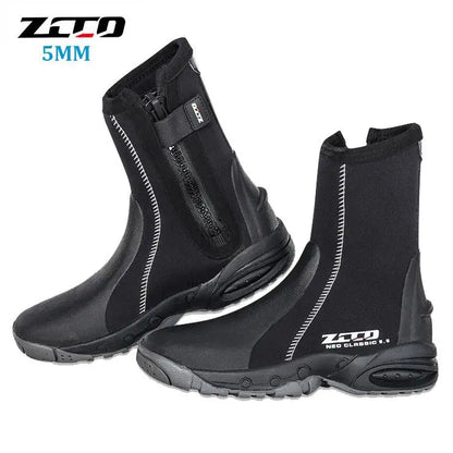 Unisex Neoprene Scuba Diving Boots (5 mm)