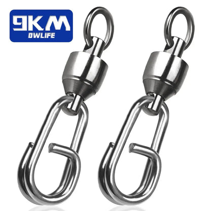 Fishing Stainless Swivels Snap Ball Bearing Swivel (25/50/100 Pieces/Set)