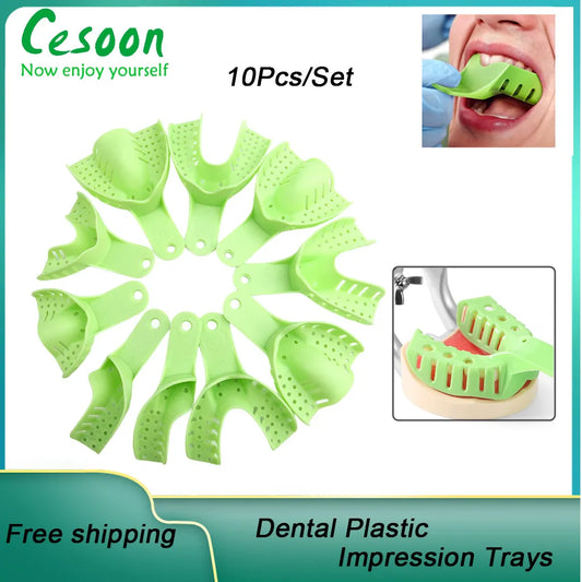 Plastic Dental Impression Tray Autoclave (10Pcs/Set)