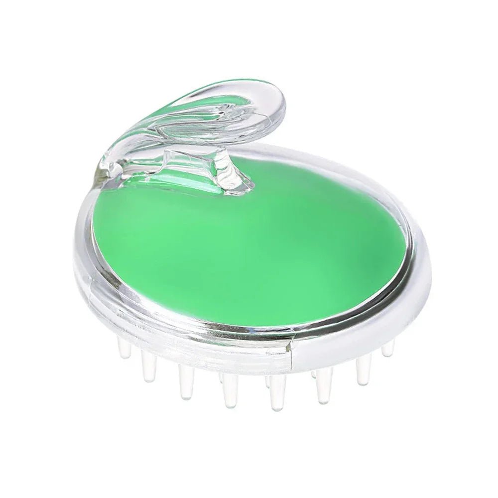 Personal Health Care Geisha Silicone Scalp Massager Brush Green Colour