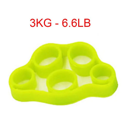 Fitness Silicone Hand Fingers Expander Yellow Colour