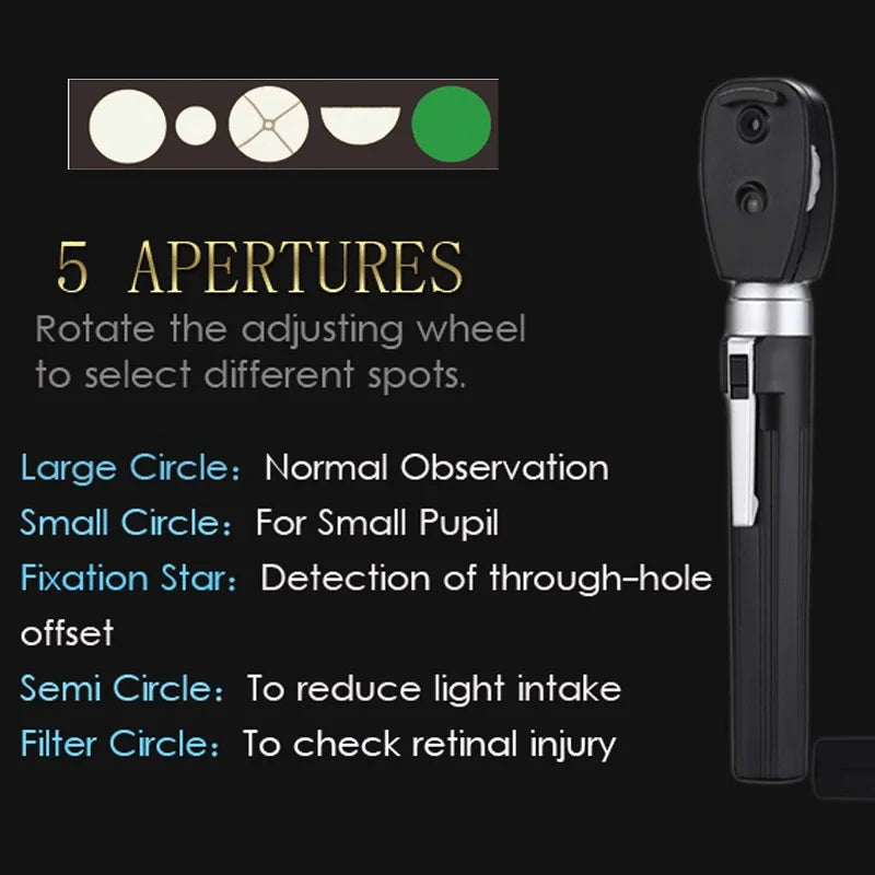 Medical Professional Ophthalmoscope LED Fibre Set