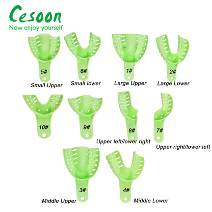 Plastic Dental Impression Tray Autoclave (10Pcs/Set)