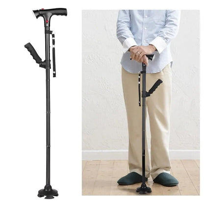 Health care products Strong Telescopic Folding Elder Cane