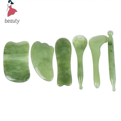 Natural Jade Stone Geisha Massage Tool