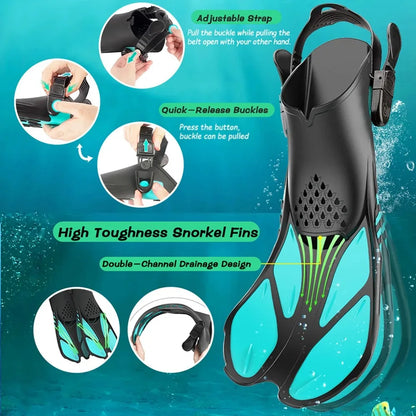 Professional Adjustable Foot Scuba Diving Palms Fins