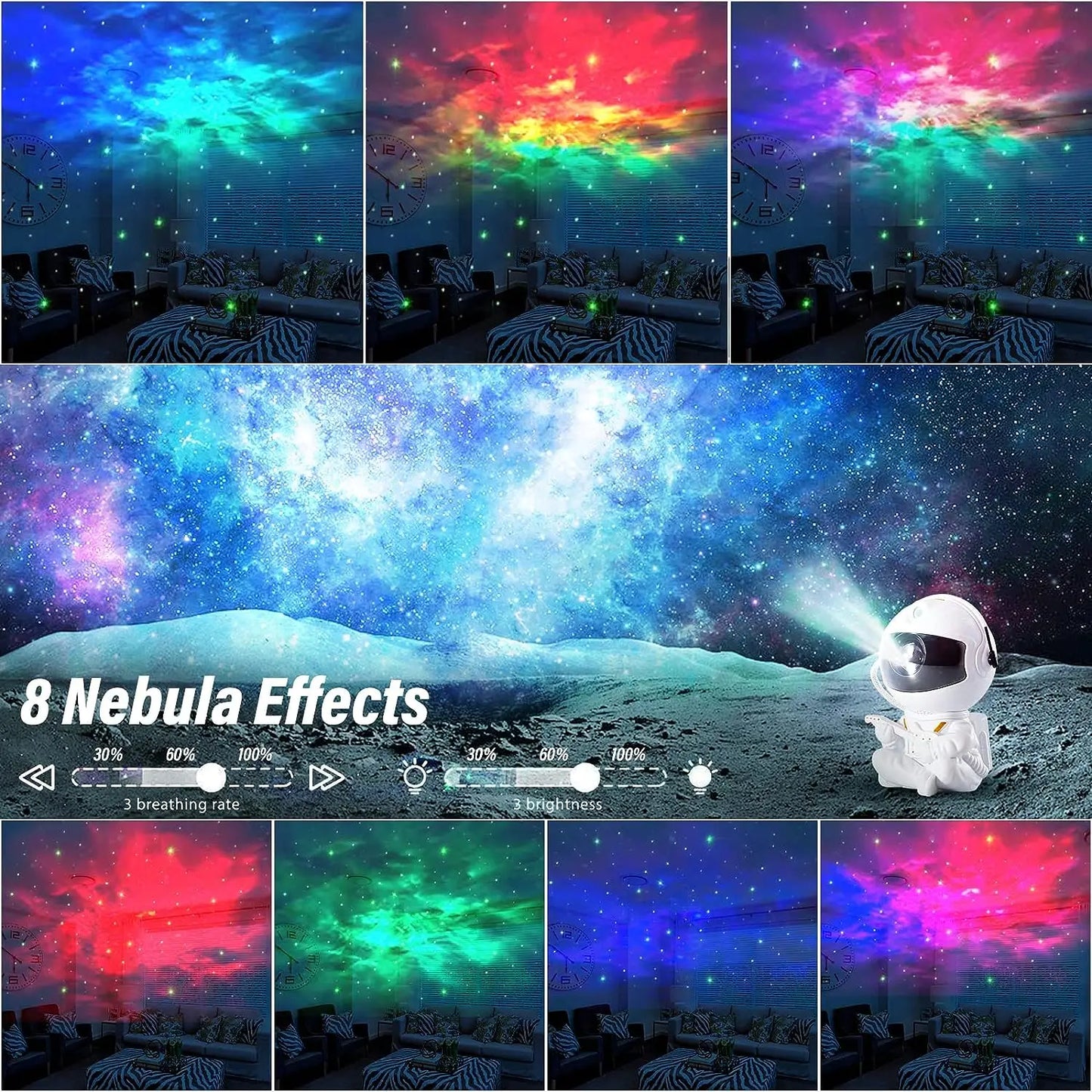 Night Light LED Projector Star Nebula Ceiling