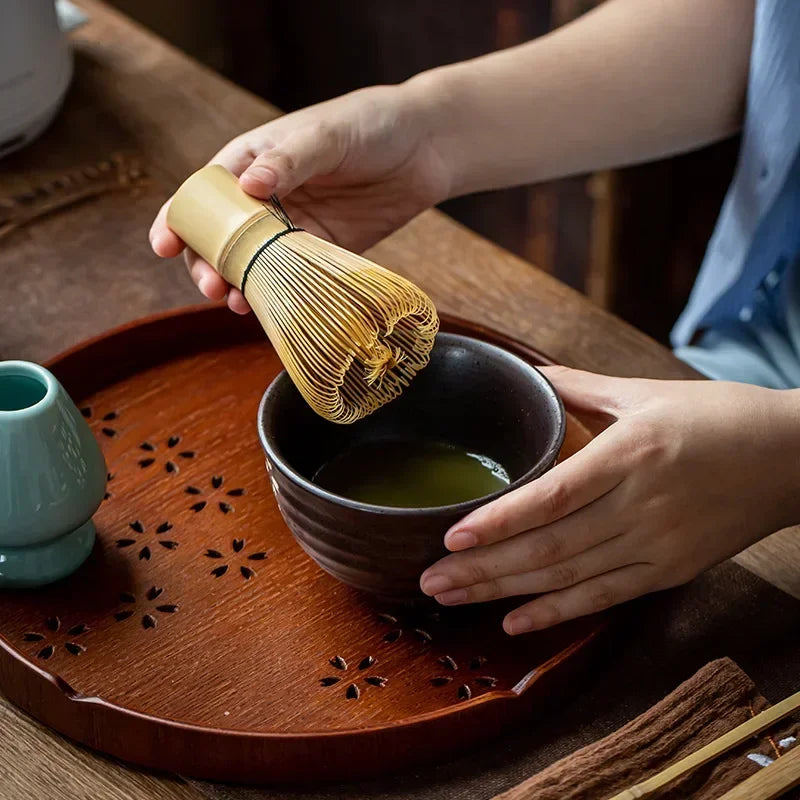 Japanese Geisha Tea Set Matcha Whisk