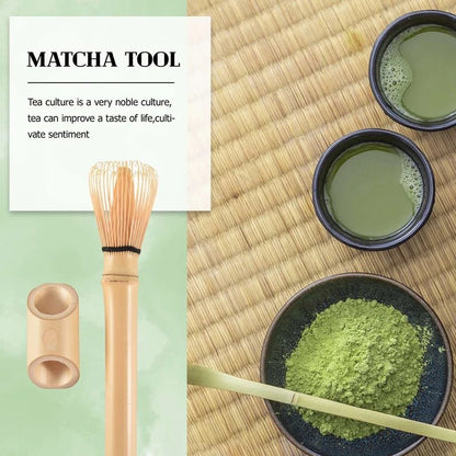 Massage Therapy accessories Green Tea Matcha Whisk Bamboo
