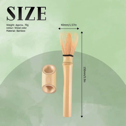 Massage Therapy accessories Green Tea Matcha Whisk Bamboo