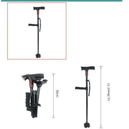 Health care products Strong Telescopic Folding Elder Cane