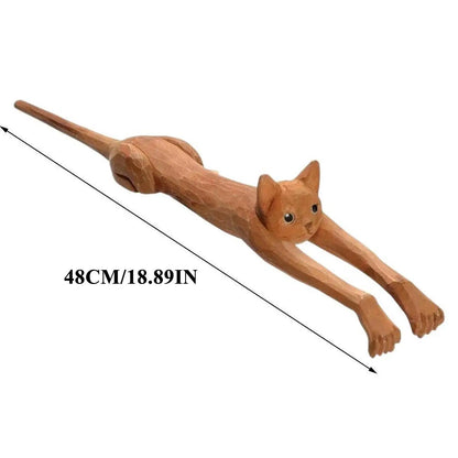 Cat shape Back Scratcher Sturdy Wood