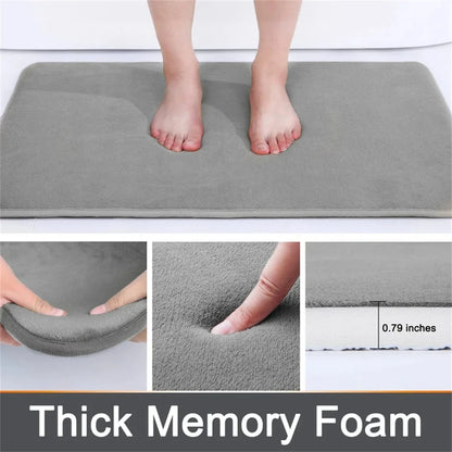 Fitness Super Absorbent Mat Memory Foam Carpet