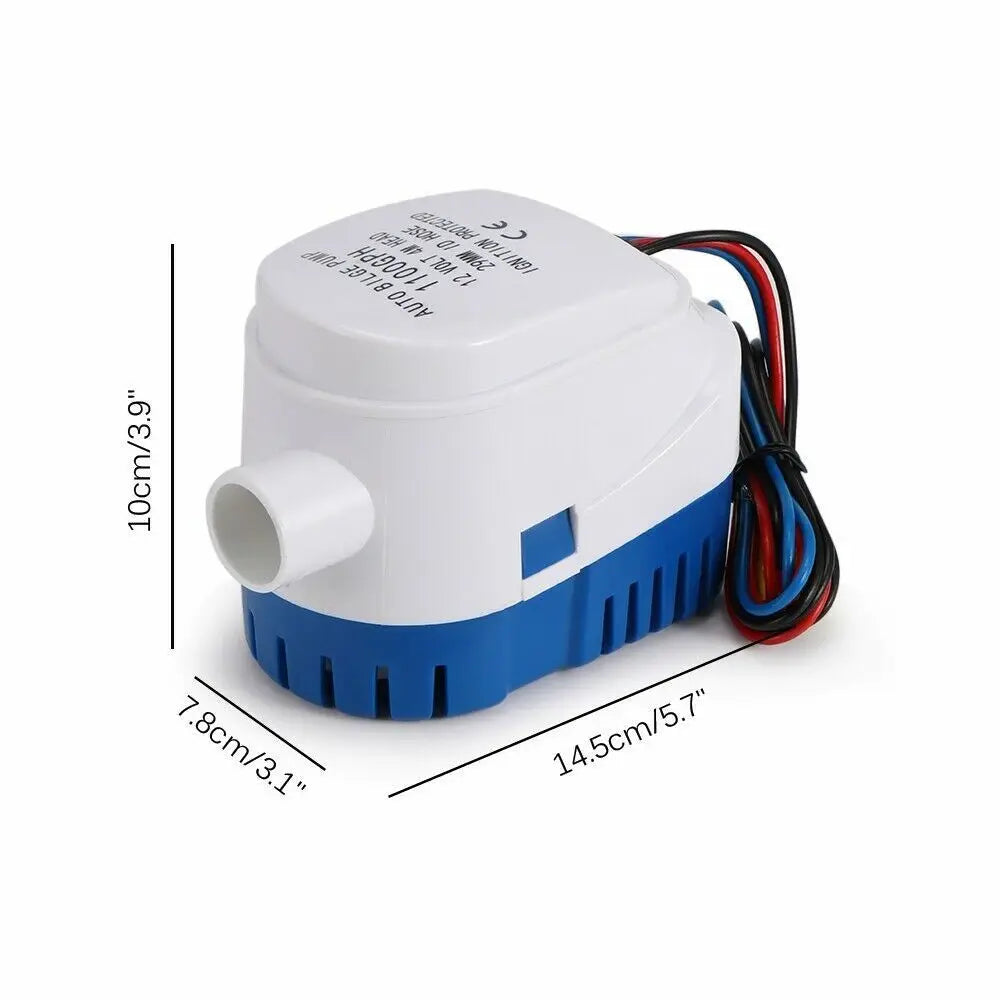 12V Automatic Boat Marine Water Pump Submersible