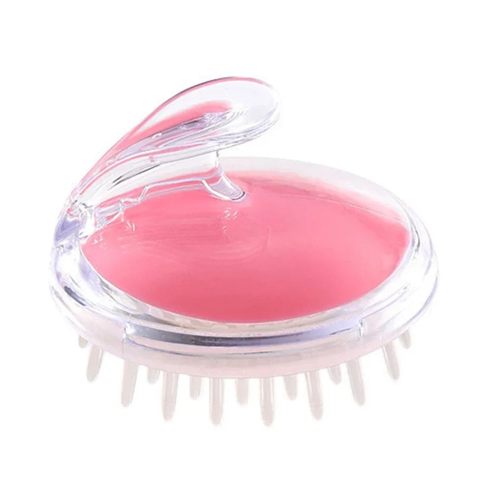 Personal Health Care Geisha Silicone Scalp Massager Brush Pink Colour