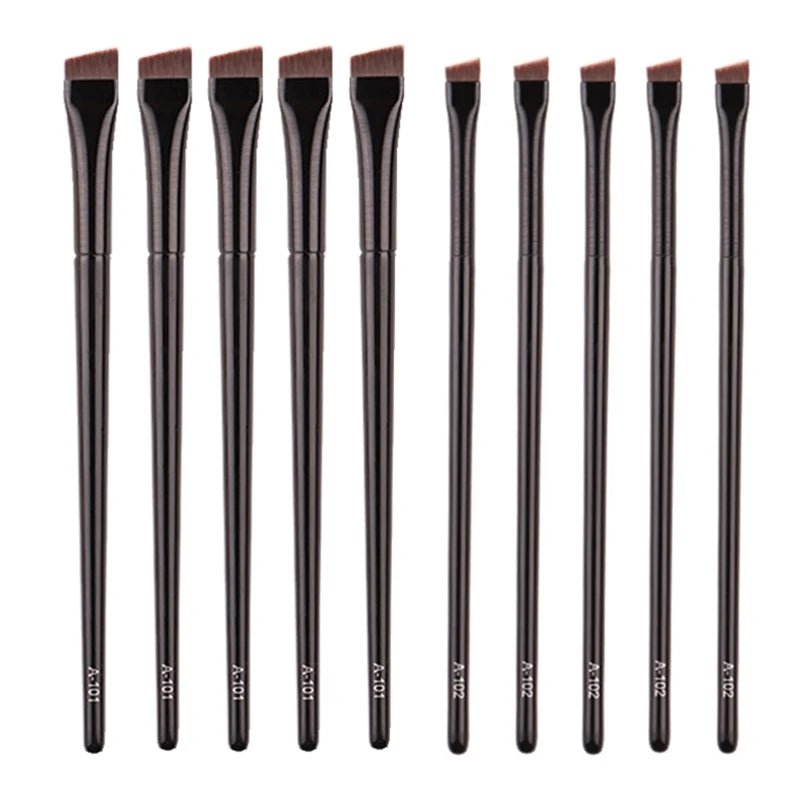 Wellness Professional Super Thin Brow Contour Eyebrow Eyeliner Brush  (5/10/20/50 Pieces)