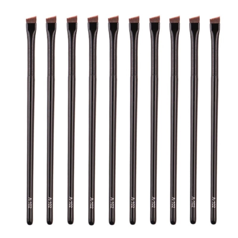 Wellness Professional Super Thin Brow Contour Eyebrow Eyeliner Brush  (5/10/20/50 Pieces)