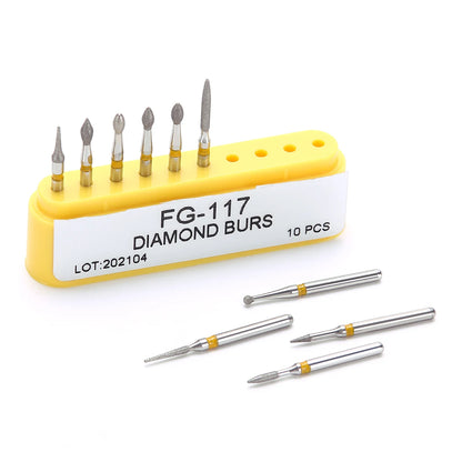 Dental Diamond Burs Drill for High Speed FG Series Diameter 1.6 mm