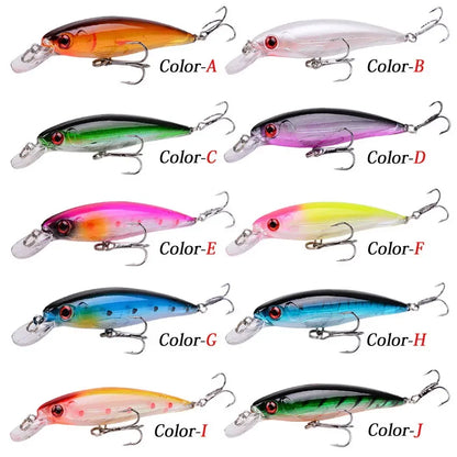 Japanese Laser Minnow Fishing Lure (9 cm, 7.5 g/ 11 cm, 13 g)