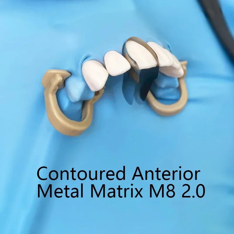 Sectional Contoured Anterior Metal Matrix  (30pcs/box)