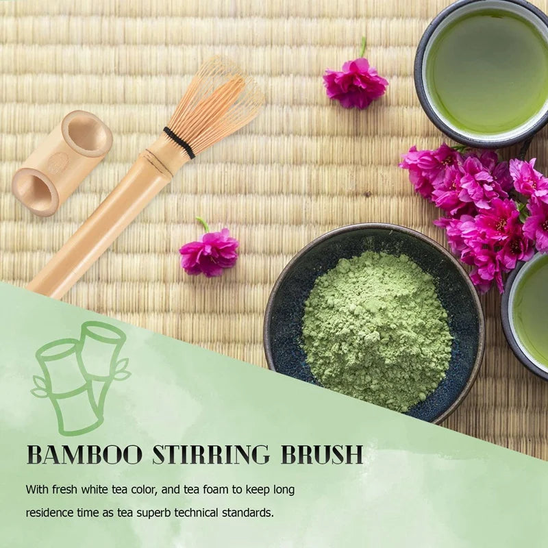Geisha Green Tea Matcha Whisk Bamboo