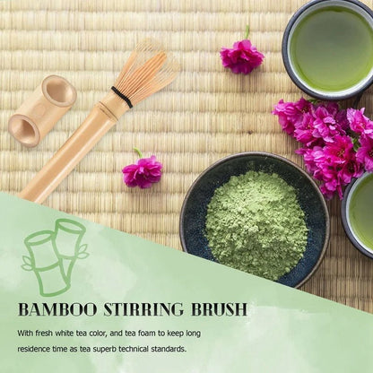 Massage Therapy accessories Green Tea Matcha Whisk Bamboo