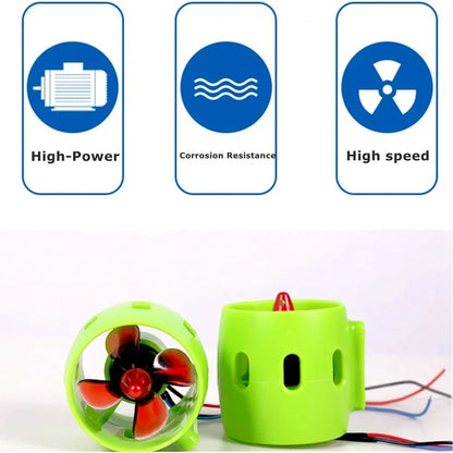 Brushless Underwater Motor Propeller (12V or 24V, 200 W)