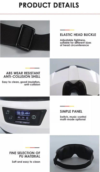 Wellness 4D Electric Smart Eye Massager Vibration Heated