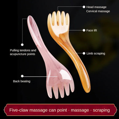 Massage Therapy Head Massager Scalp Pink Colour